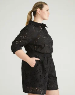 Universal Standard Lulu Cotton Eyelet Shorts