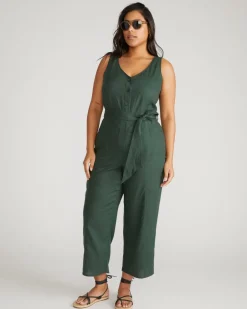Universal Standard Matilda Linen Jumpsuit