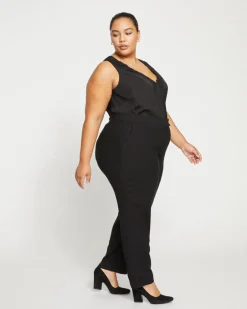 Universal Standard Meg Double Luxe Cigarette Pants