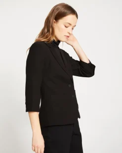 Universal Standard Meg Double Luxe Short Blazer