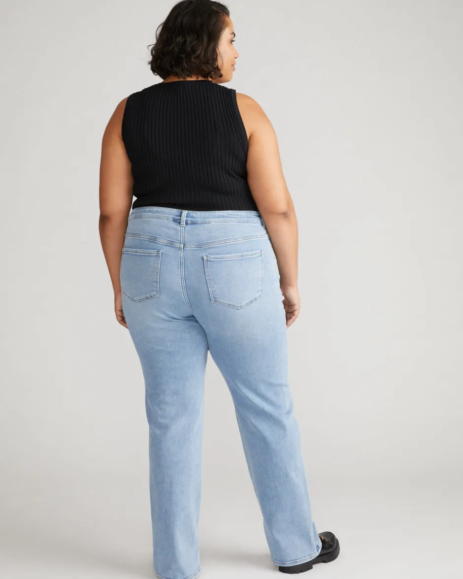 Universal Standard Mimi High Rise Split Hem Jeans 33 Inch