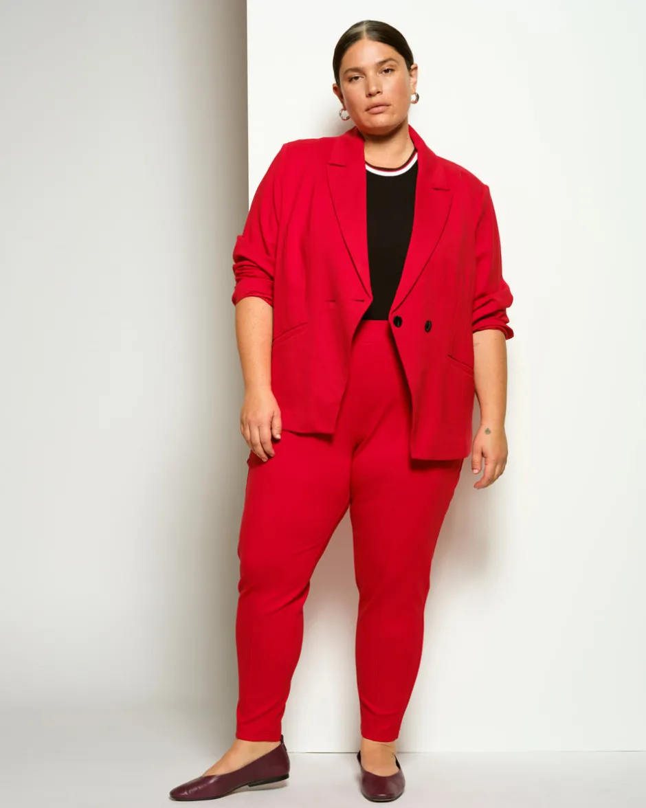 Universal Standard Minimalist Moro Pintuck Pocket Ponte Pants