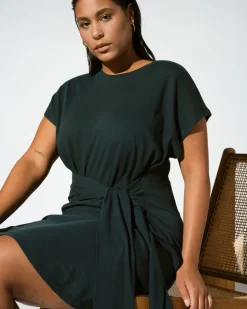 Universal Standard Misa Linen Jersey Tie Dress