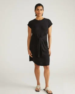 Universal Standard Misa Linen Jersey Tie Dress