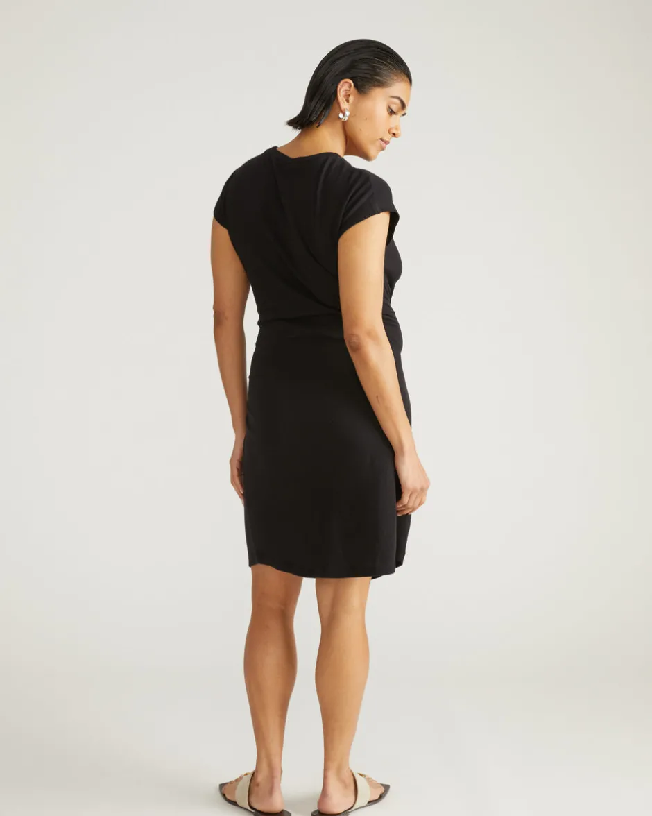 Universal Standard Misa Linen Jersey Tie Dress