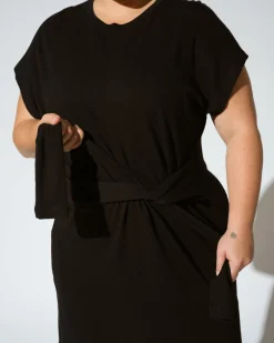 Universal Standard Misa Linen Jersey Tie Dress