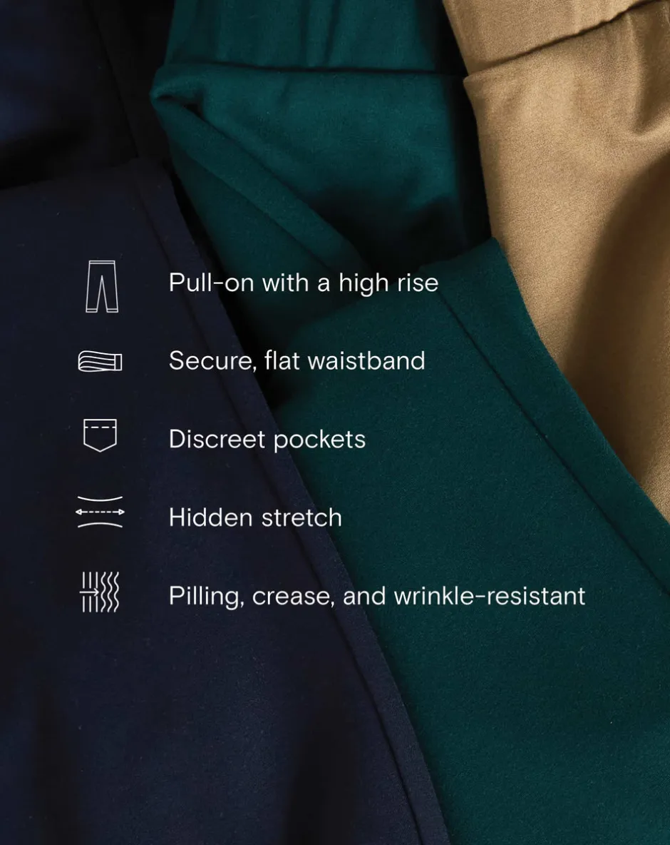 Universal Standard Moro Pintuck Pocket Ponte Pants
