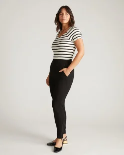Universal Standard Moro Pintuck Pocket Ponte Pants