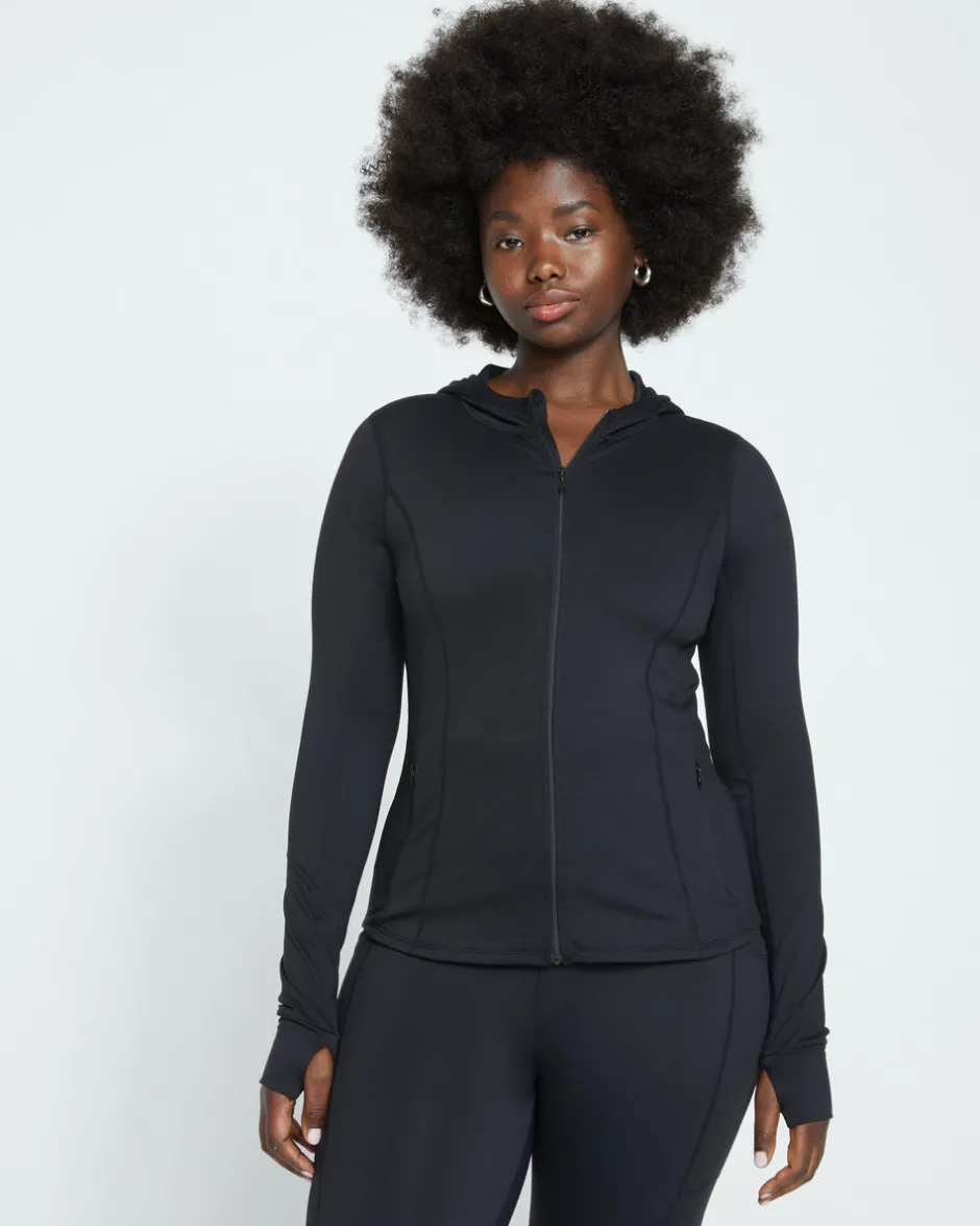 Universal Standard Next-to-Naked Hooded Zip Jacket