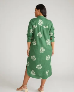 Universal Standard Odeon Linen Shirtdress