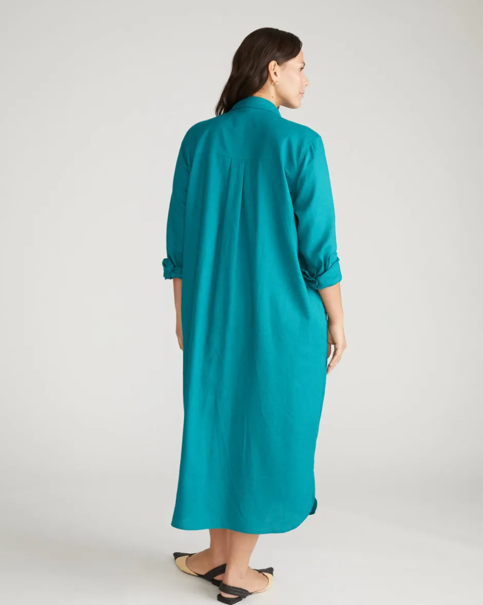 Universal Standard Odeon Linen Shirtdress