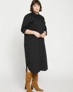 Universal Standard Odeon Stretch Poplin Shirtdress