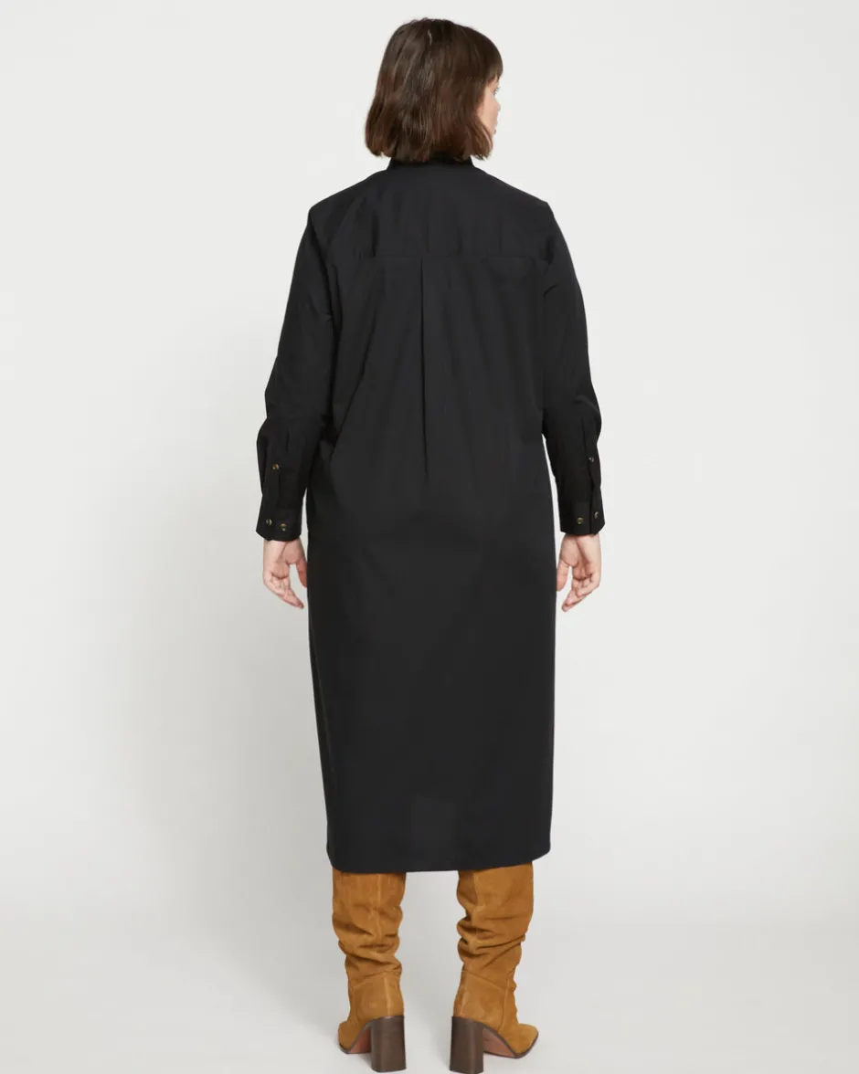 Universal Standard Odeon Stretch Poplin Shirtdress