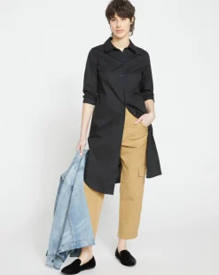 Universal Standard Odeon Stretch Poplin Shirtdress