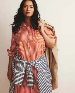 Universal Standard Odeon Stretch Poplin Shirtdress
