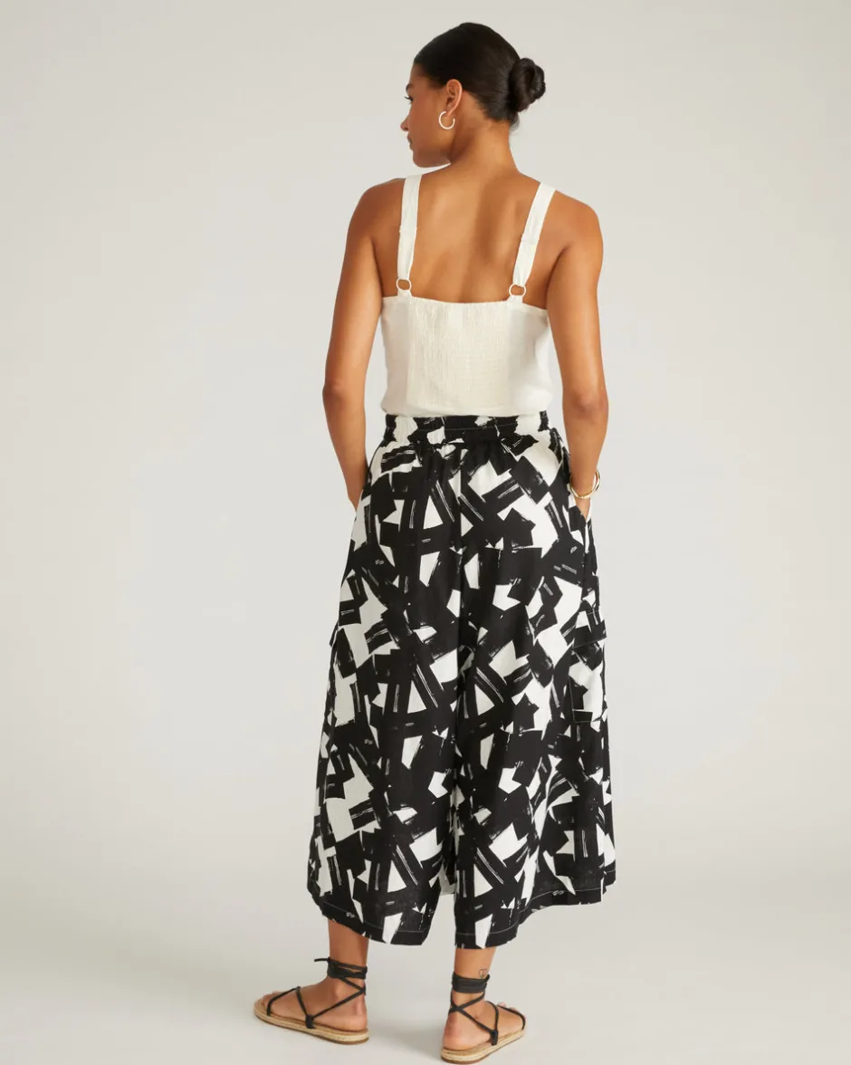 Universal Standard Palazzo Cargo Linen Pant