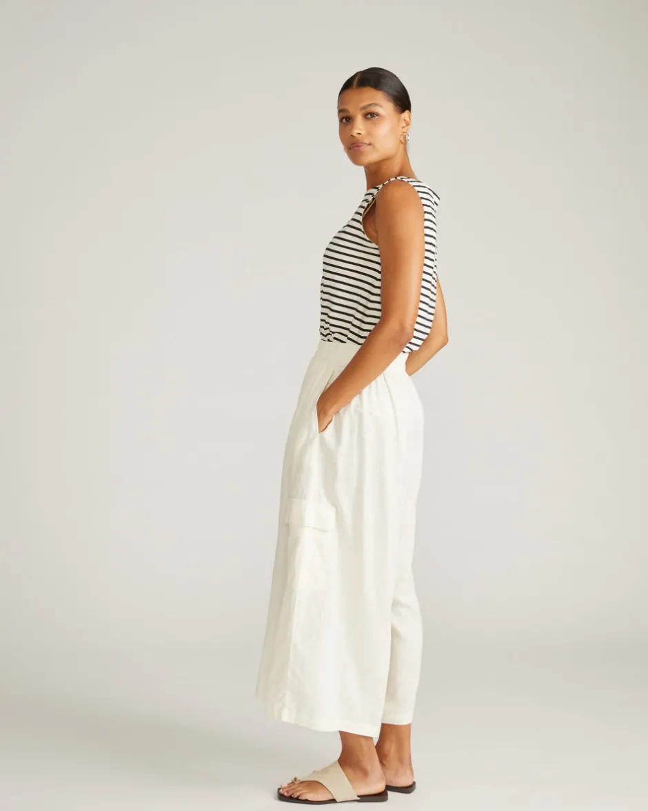 Universal Standard Palazzo Cargo Linen Pant