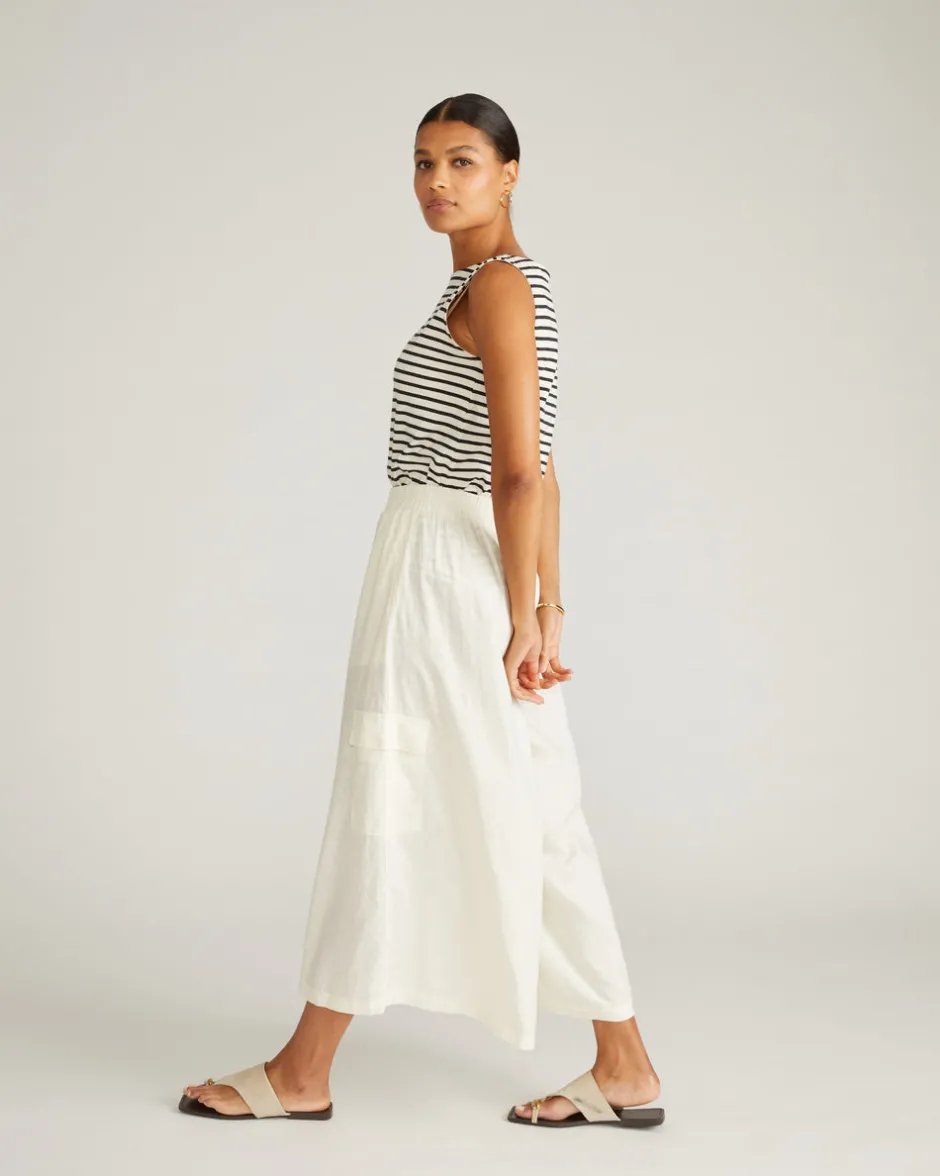 Universal Standard Palazzo Cargo Linen Pant