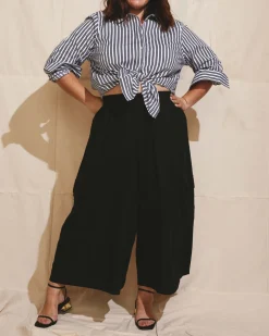 Universal Standard Palazzo Cargo Linen Pant