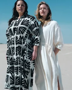 Universal Standard Paros Drawstring Linen Shirtdress