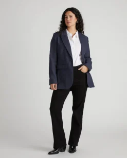 Universal Standard Percy Denim Look Blazer