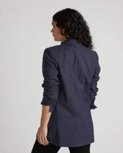 Universal Standard Percy Denim Look Blazer
