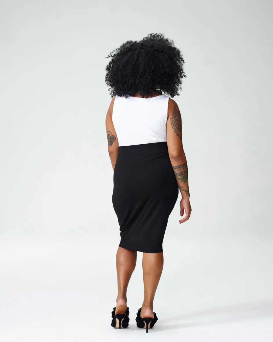 Universal Standard Petite Danube Jersey Skirt