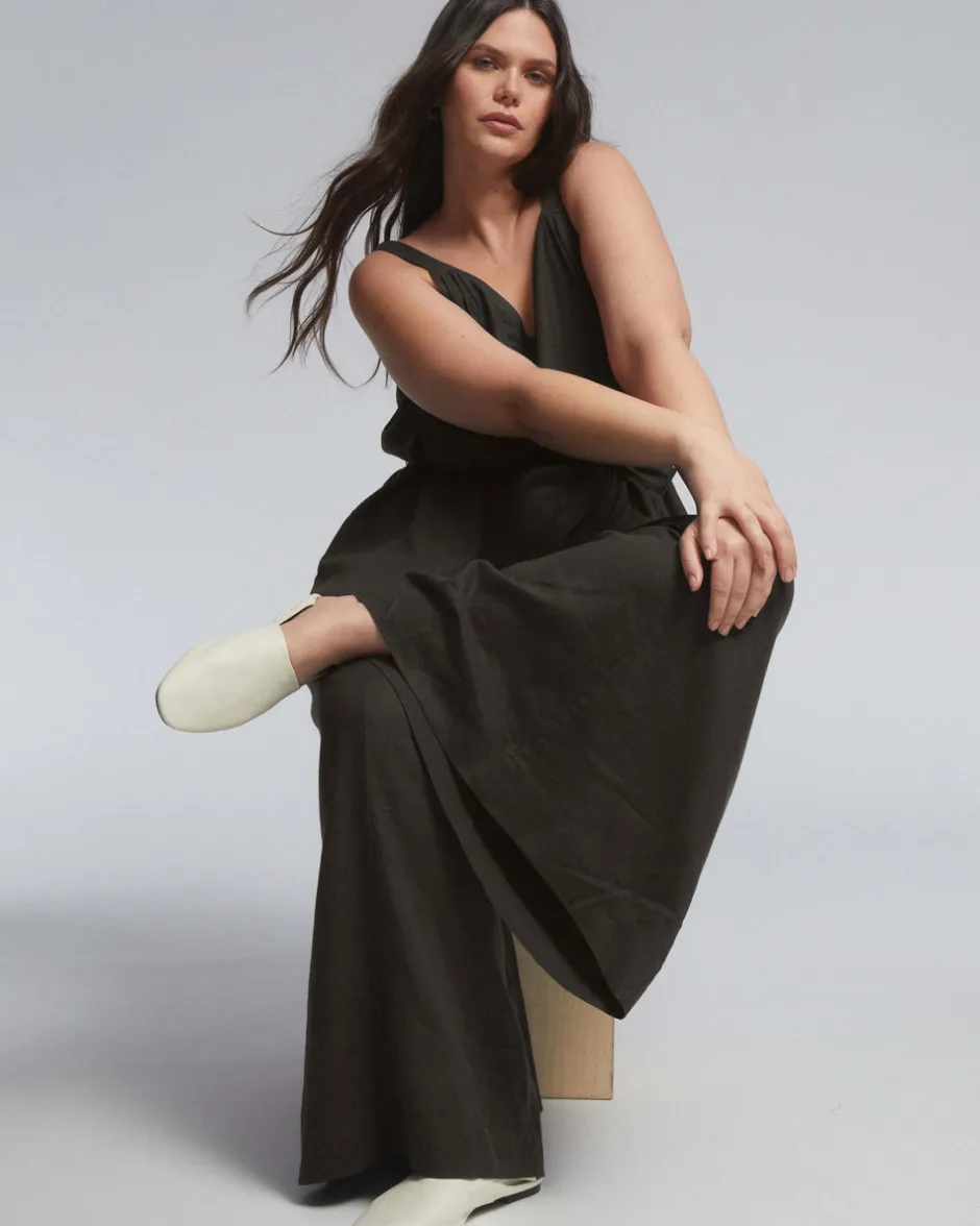 Universal Standard Promenade Linen Jumpsuit