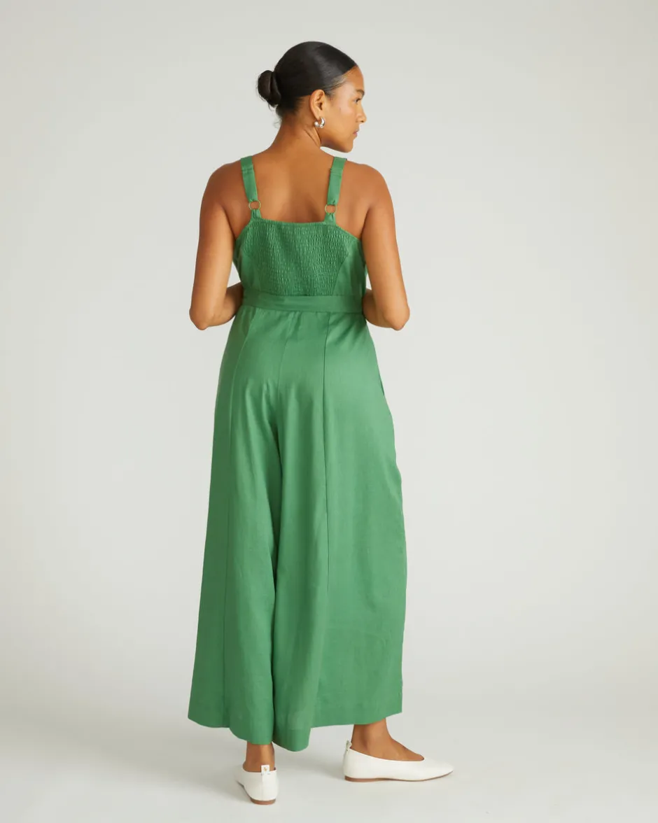 Universal Standard Promenade Linen Jumpsuit