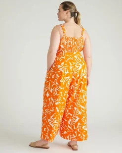 Universal Standard Promenade Linen Jumpsuit
