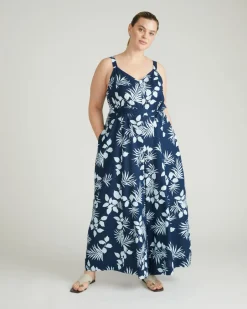 Universal Standard Promenade Linen Jumpsuit