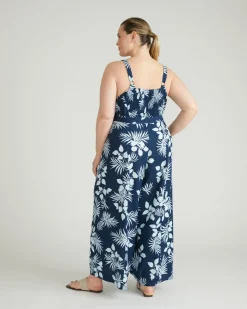 Universal Standard Promenade Linen Jumpsuit