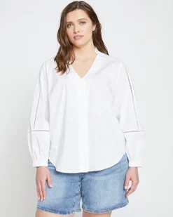 Universal Standard Saint-Honore Poplin Blouse