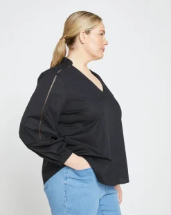 Universal Standard Saint-Honore Poplin Blouse