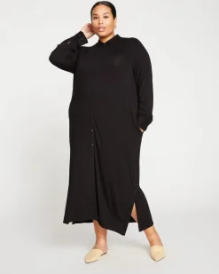 Universal Standard Sally Liquid Jersey Shirt Dress