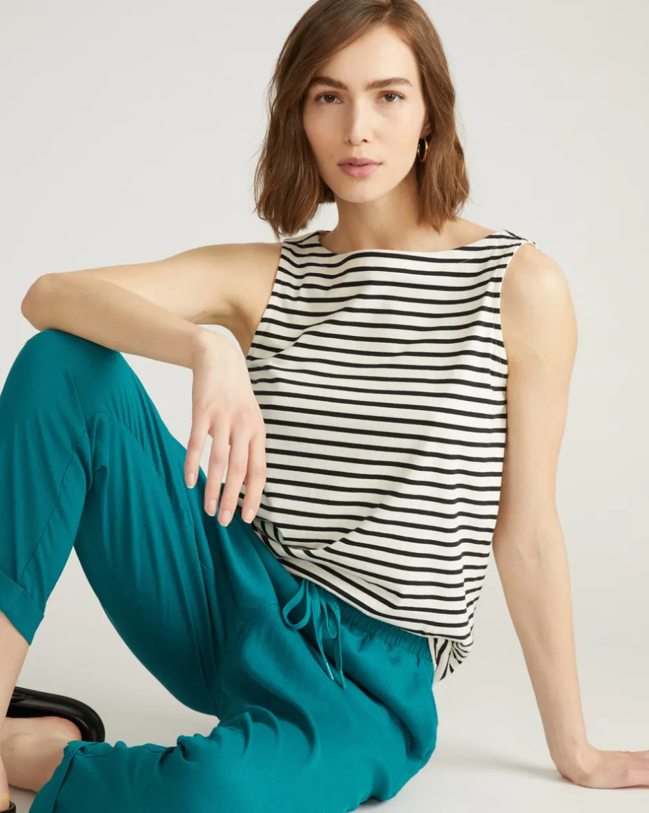 Universal Standard Sayville Linen Drawstring Pant