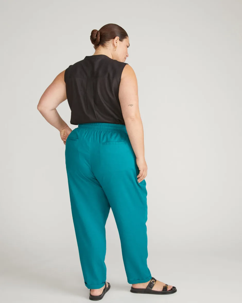 Universal Standard Sayville Linen Drawstring Pant