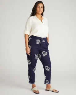 Universal Standard Sayville Linen Drawstring Pant