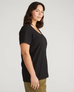 Universal Standard Scoop Neck Tee