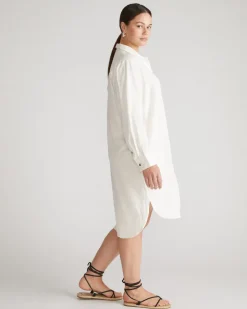 Universal Standard Seaside Linen Shirtdress