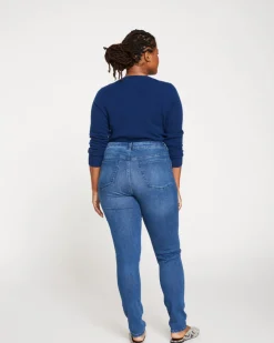 Universal Standard Seine Mid Rise Skinny Jeans 32 Inch