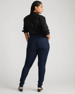 Universal Standard Seine Mid Rise Skinny Jeans 32 Inch