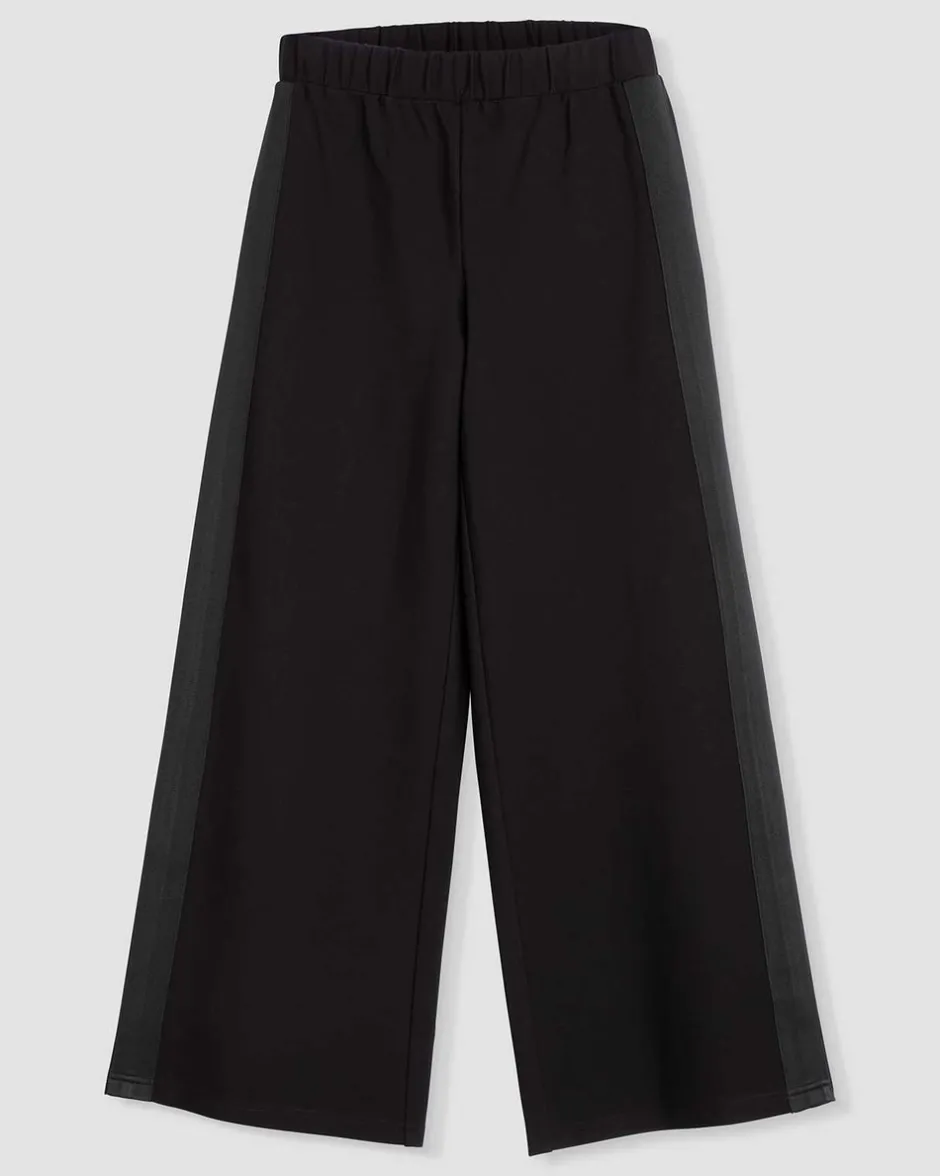 Universal Standard Stephanie Wide Leg Stripe Ponte Pants 30 Inch