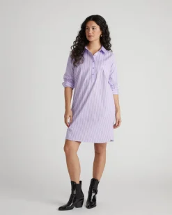 Universal Standard Stretch Poplin Rubicon Shirtdress