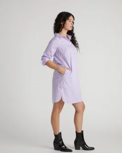 Universal Standard Stretch Poplin Rubicon Shirtdress