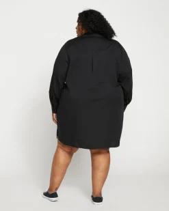 Universal Standard Stretch Poplin Rubicon Shirtdress