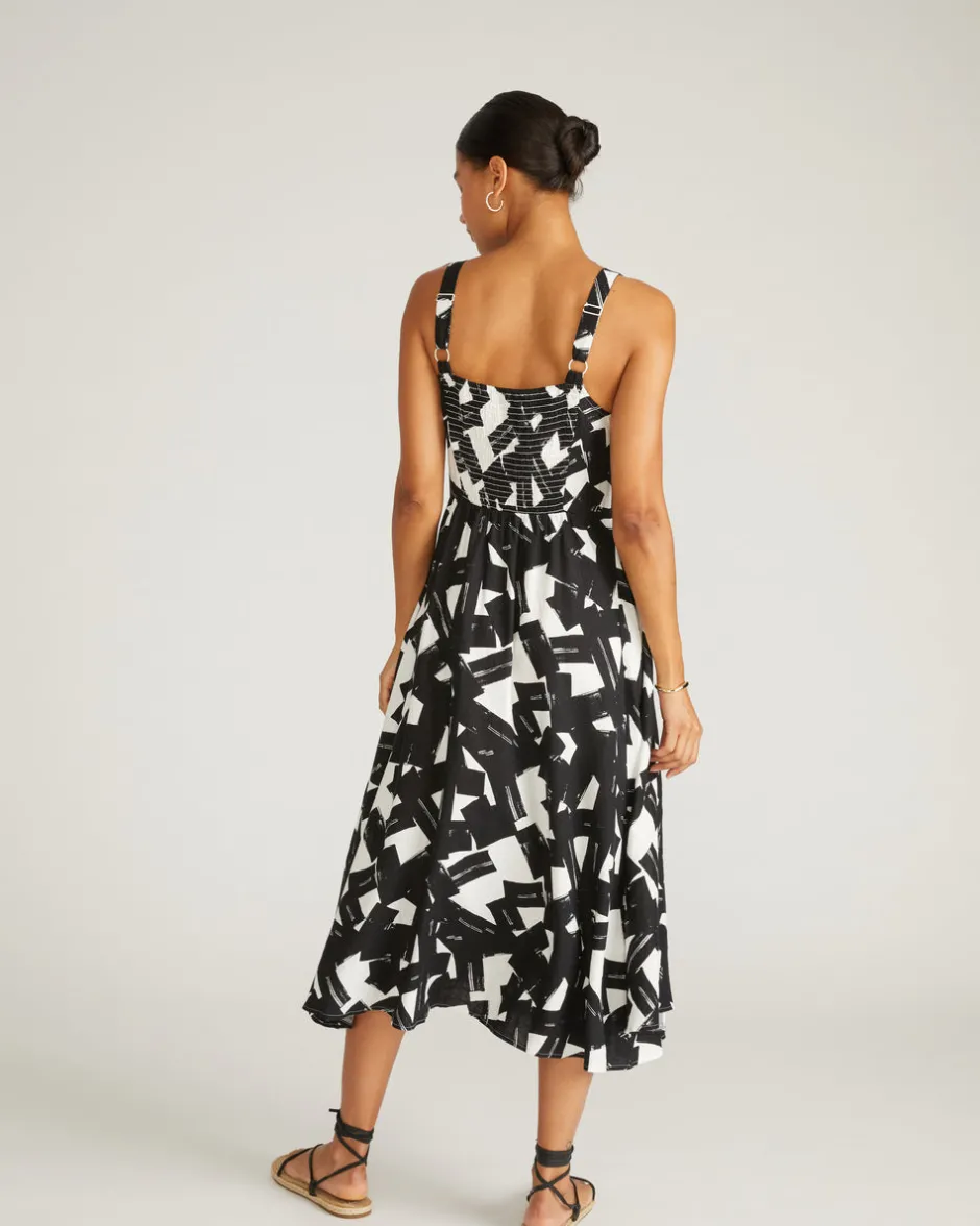Universal Standard Sunshower Flowy Linen Dress
