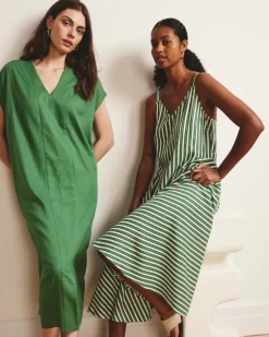 Universal Standard Sunshower Flowy Linen Dress