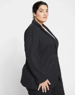 Universal Standard The Pinstripe Blazer