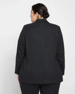 Universal Standard The Pinstripe Blazer
